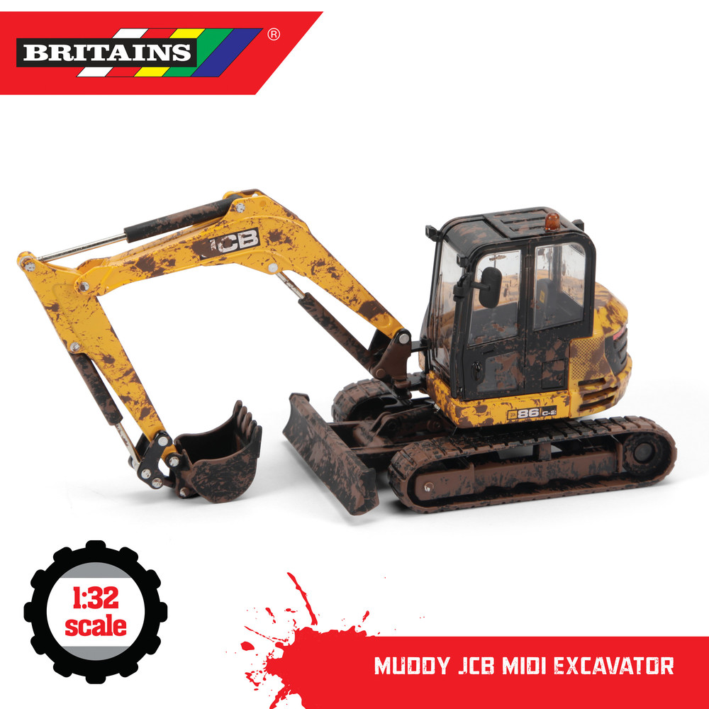 JCB Midi Excavator - Muddy Edition