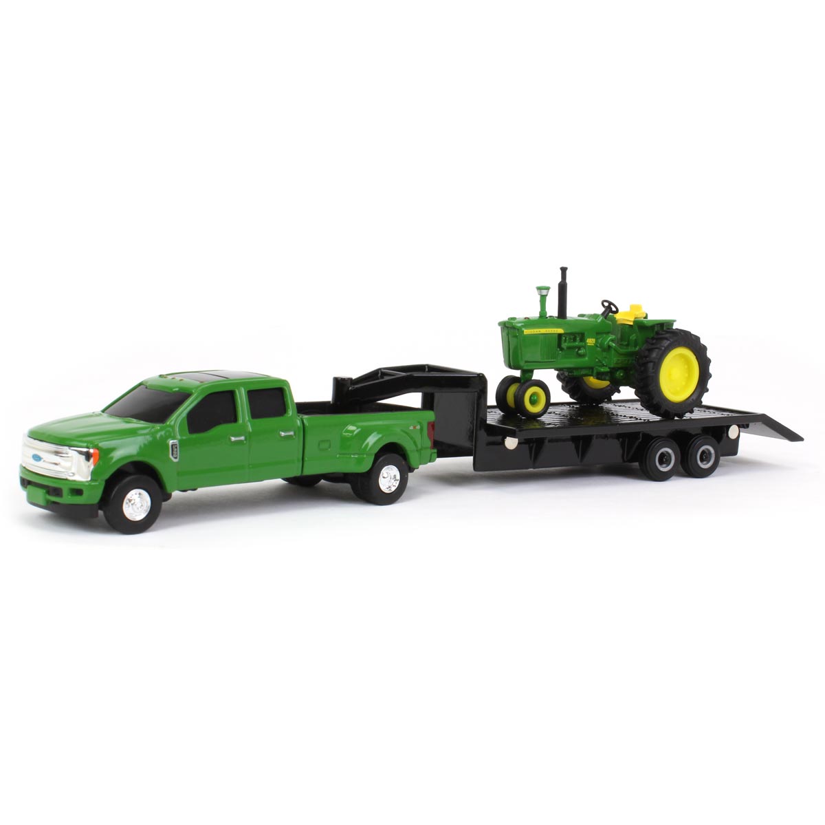Ford F350 with Trailer with John Deere 4020 - 1:64