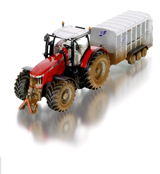 Massey Ferguson 8680 with Ifor Williams Livestock trailer - Limited Edition